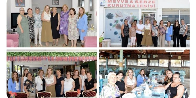 Cumhurbaşkanı  Tatar’ın eşi Sibel Tatar, Güzelyurt ve Lefke’deki kadın örgütlerini ziyaret etti