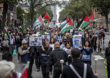 İsveç'te Gazze'deki soykırım protesto edildi
