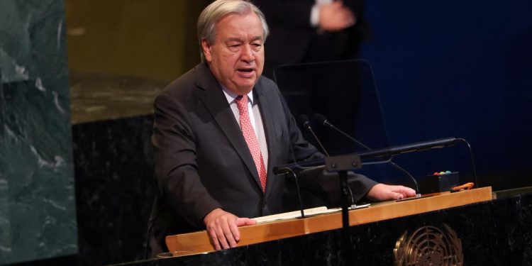 Guterres: Filistinliler için devlet kurmak bir ödül değil, bir haktır