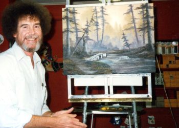 Ressam Bob Ross'un tabloları kamu televizyonlarına destek için satışa çıkıyor