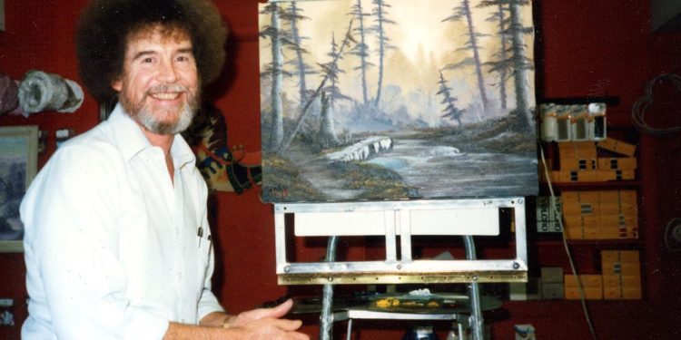 Ressam Bob Ross'un tabloları kamu televizyonlarına destek için satışa çıkıyor