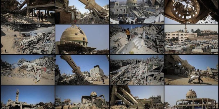 Gazzenin asırlık camileri İsrail saldırılarında yok oldu