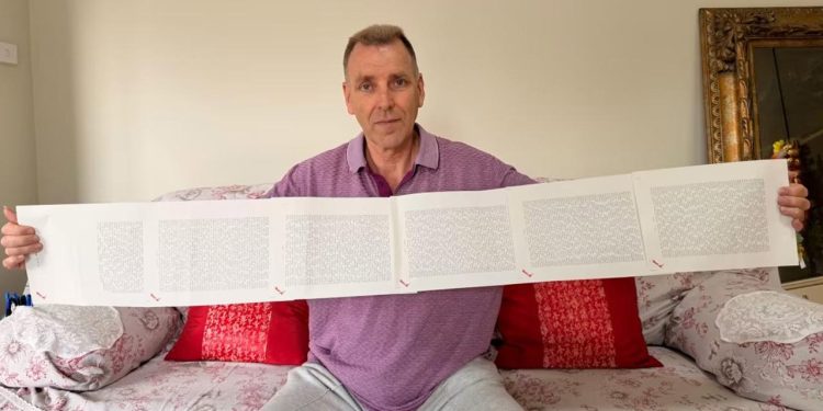 Adı ve soyadıyla rekor kırdı: Toplam 2 bin 253 kelime