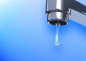 Mesarya bölgesindeki su tahliye hattında arıza