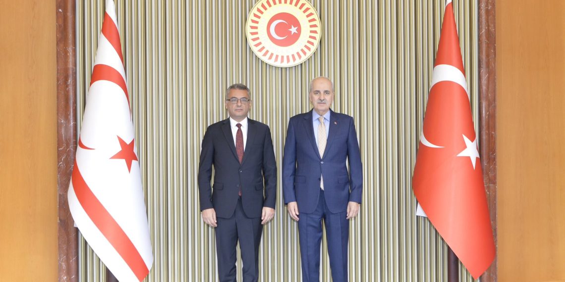 Erhürman, TBMM Başkanı Kurtulmuş ile görüştü