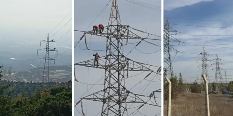 Lefkoşa–Teknecik hattı silikon izolatörlerle yenilendi
