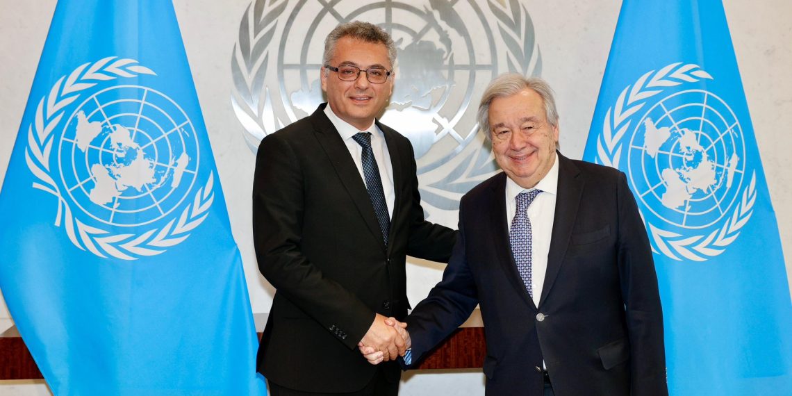 Erhürman, Guterres ile görüştü