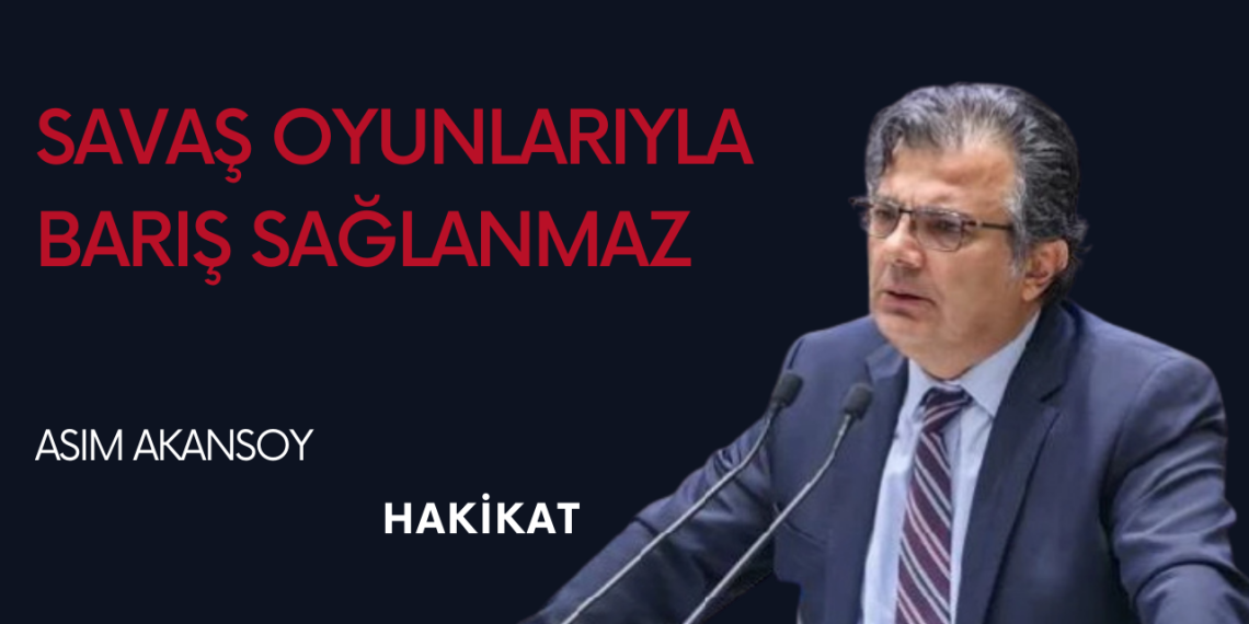 Kıbrıs Savaşın Parçası Yapılmamalı