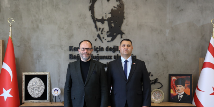 Sadıkoğlu, SSTB İskele Bölge Müdürlüğü görevine atanan Balcı’yı kabul etti