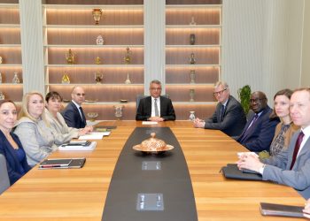 Cumhurbaşkanı Erhürman Lacroix’i kabul etti