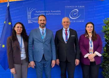 Taçoy ve Candan, AKPA Başkanı Petra Bayr ile görüştü