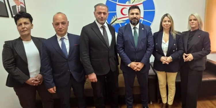 Türkiye Lefkoşa Büyükelçiliği’nin yeni İletişim Müşaviri, Dr. Recep Şehitoğlu Dış Basın Birliği’ni ziyaret etti