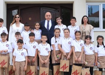 Başçeri, Şehit Yalçın İlkokulu öğrencilerini kabul etti: Çocuklar, geleceğin teminatı