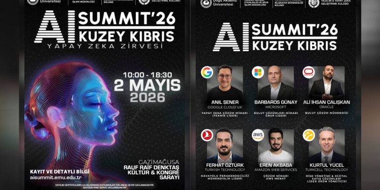 “Yapay Zeka Zirvesi’26” cumartesi günü DAÜ’de gerçekleşecek