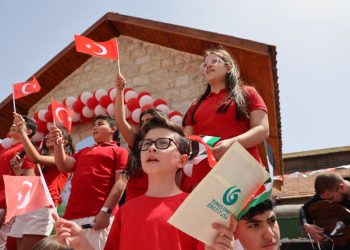 Ürdünde 23 Nisan Osmanlı mirası Hicaz Demir Yolu İstasyonu'nda kutlandı