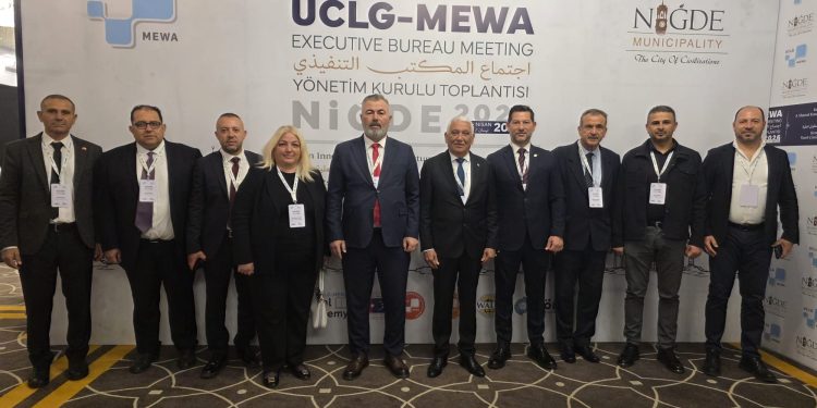 Kıbrıs Türk Belediyeler Birliği heyeti UCLG-MEWA Yönetim Kurulu toplantısına katıldı