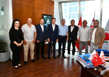 Amcaoğlu, KTSYD heyeti ile bir araya geldi