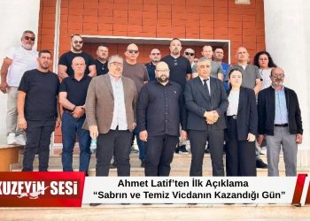 Mesarya Belediye Başkanı Ahmet Latif, beraat kararının ardından yaptı!