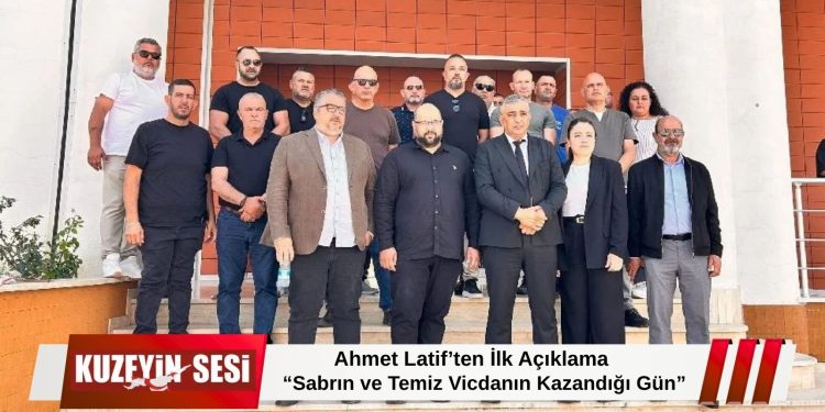 Mesarya Belediye Başkanı Ahmet Latif, beraat kararının ardından yaptı!