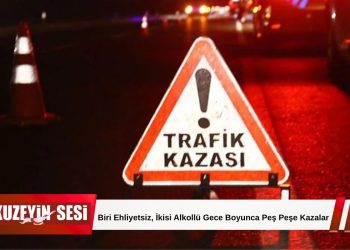 Kıbrıs’ta Gece Boyunca Peş Peşe Kazalar!