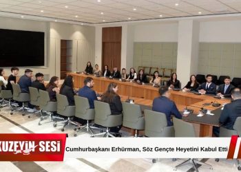 Cumhurbaşkanı Tufan Erhürman, Söz Gençte Organizasyon Komitesi heyetiyle bir araya geldi.