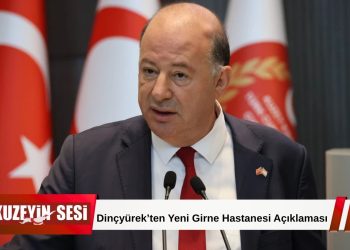 Sağlık Bakanı Hakan Dinçyürek, Meclis Genel Kurulu’nda Yeni Girne Hastanesi’nin çok yakında hizmete gireceğini açıkladı!