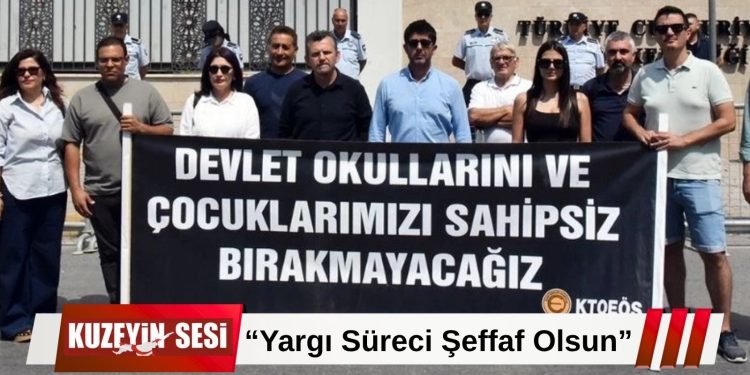 KTOEÖS’ten Büyükelçilik Önünde Siyah Çelenkli Eylem!