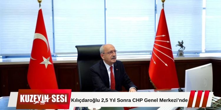 Kılıçdaroğlu 2,5 Yıl Sonra CHP Genel Merkezi’ne Döndü: Karanfillerle Karşılandı!