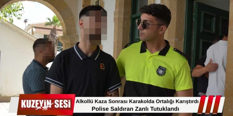 Alkollü Kaza Sonrası Karakolda Ortalığı Karıştırdı. 11 Açık Dosyalı Zanlı Cezaevine Gönderildi!
