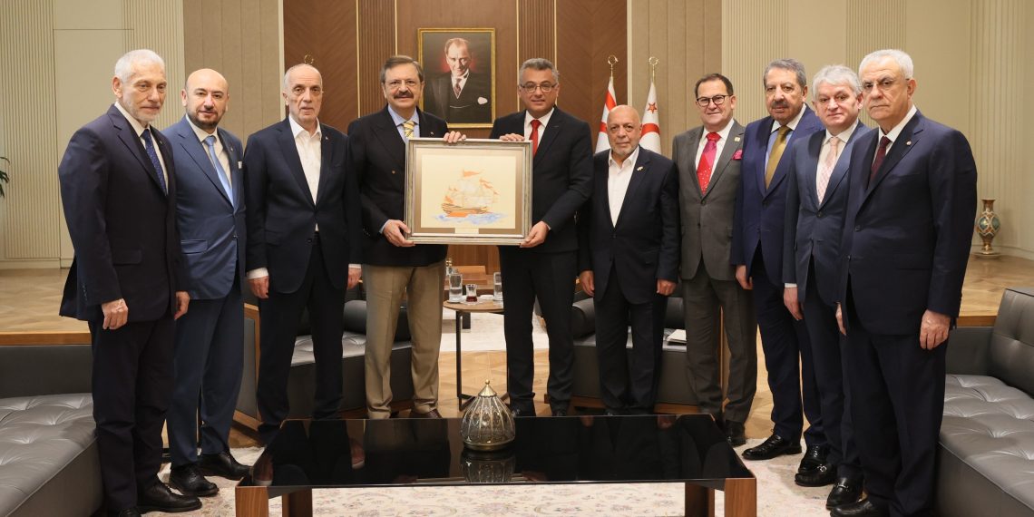 Erhürman, TOBB Başkanı Hisarcıklıoğlu’nu kabul etti