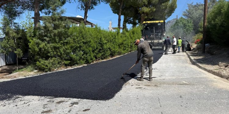 Karaağaç’ta altyapı tamamlandı, asfaltlama çalışmaları başladı