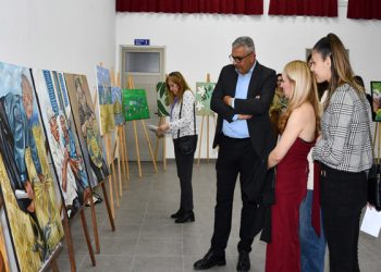 Mesarya’da “Adadan Esintiler” sergisi ziyarete açıldı