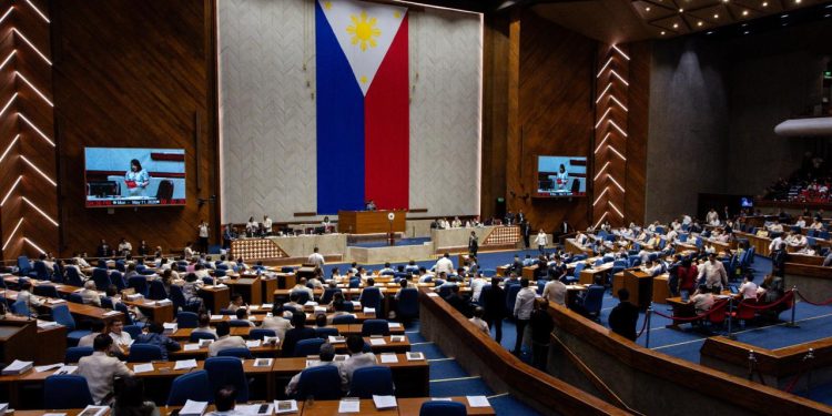 Filipinler Senatosunda silah sesleri