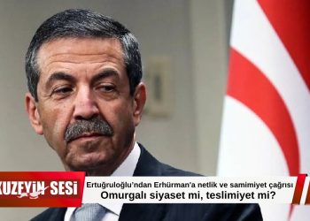 Ertuğruloğlu’ndan Erhürman’a sert sorular: “Omurgalı siyaset mi, teslimiyet mi?”