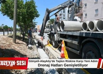 Gönyeli-Alayköy’de drenaj altyapısı güçleniyor: Taşkın riskine karşı yeni hatlar yapılıyor