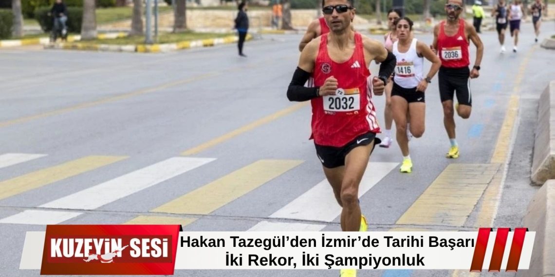 Hakan Tazegül, TSK Atletizm Şampiyonası’nda masterler rekoru kırarak iki branşta da birincilik elde etti.