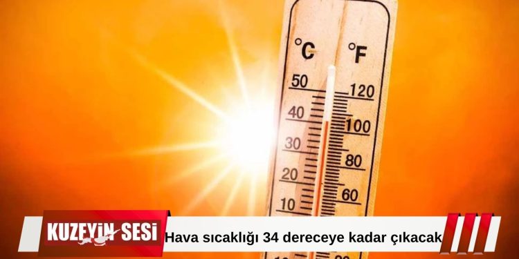 Meteoroloji açıkladı: Sıcaklıklar 34 dereceye kadar yükselecek
