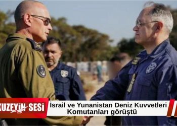 İsrail ve Yunanistan Deniz Kuvvetleri Arasında İş Birliği Mesajı