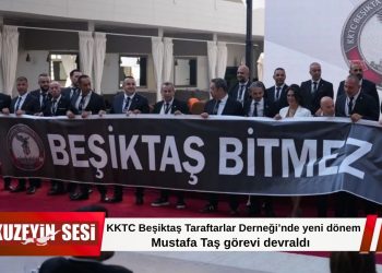 KKTC Beşiktaş Taraftarlar Derneği’nde bayrak değişimi: Başkanlığa Mustafa Taş seçildi