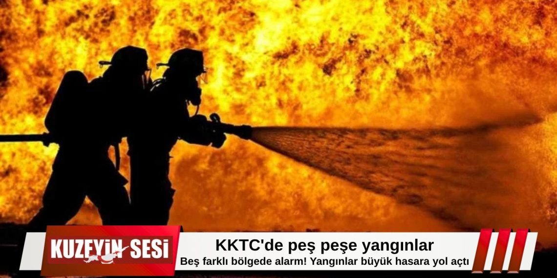Ülkenin farklı bölgelerinde peş peşe yangınlar: Evler, bahçeler ve tarım alanları zarar gördü.