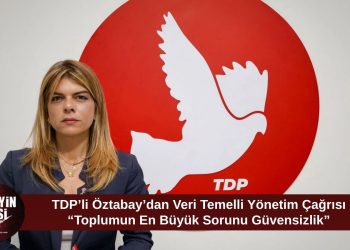 Öztabay: “Toplumun en büyük sorunu güvensizlik ve veri eksikliği”