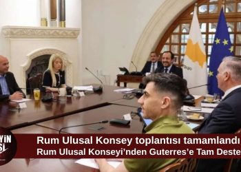 Rum Ulusal Konseyi toplantısı sona erdi: Guterres’in girişimine geniş destek