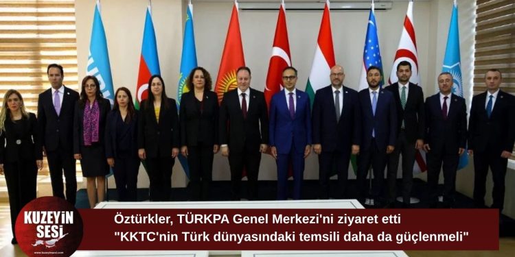 Öztürkler Bakü’de TÜRKPA Genel Merkezi’ni ziyaret etti: “KKTC’nin Türk dünyasındaki temsili güçlenmeli”