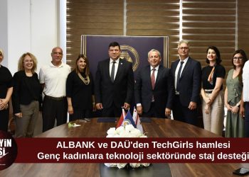 ALBANK’tan DAÜ TechGirls Projesi’ne destek: Genç kadınlara teknoloji alanında staj fırsatı