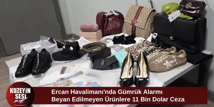 Ercan Havalimanı’nda beyan dışı ürün operasyonu: 11 bin dolar ceza uygulandı