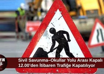 Lefkoşa’da yol trafiğe kapatılıyor: Sivil Savunma–Okullar Yolu arasında çalışma