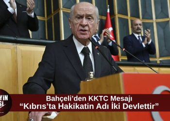 Bahçeli’den KKTC mesajı: “Kıbrıs’ta gerçek iki devletli yapıdır”