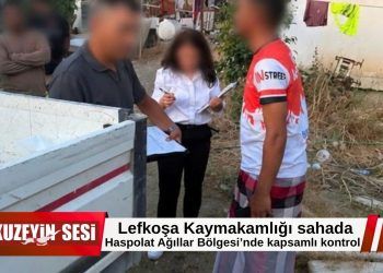 Haspolat Ağıllar Bölgesi’nde kapsamlı denetim: Yasal işlemler başlatıldı.