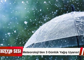 Meteoroloji uyardı: Üç gün boyunca yer yer sağanak bekleniyor!