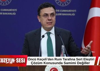 Türkiye Cumhuriyeti Dışişleri Bakanı Öncü Keçeli: Rum tarafı çözüm konusunda samimi olmadığını bir kez daha ortaya koydu.